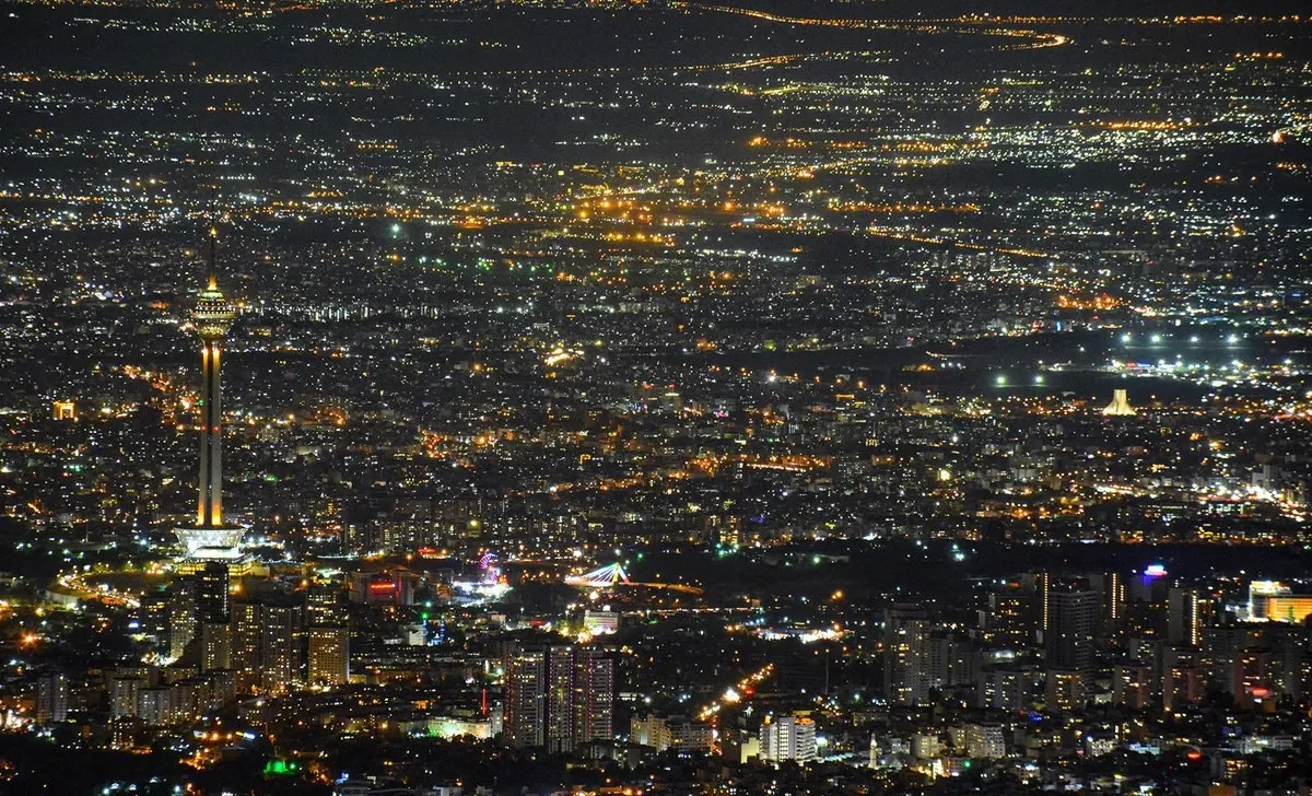 جاهای دیدنی تهران در شب